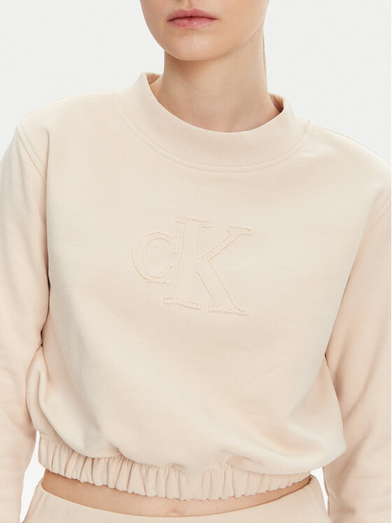 Calvin Klein Jeans Calvin Klein Jeans Felpa J20J225363 Beige Regular Fit