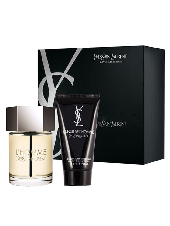 Zestaw zapachowy Saint Laurent, Yves Saint Laurent L'Homme zestaw woda toaletowa spray 100ml + żel pod prysznic 50ml