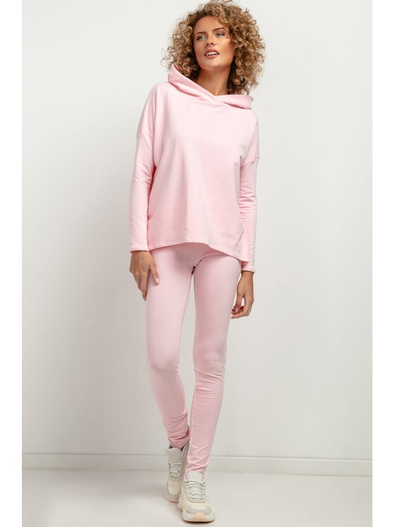 Tessita Tessita Spodnie dresowe T382 Różowy Slim Leg