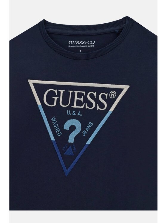 Guess Kids Guess Kids T-Shirt 185356 Modrá Classic Fit