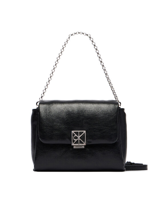 Calvin Klein Calvin Klein Geantă Emblem Hw Padded Crossbody LV04F3620G Negru