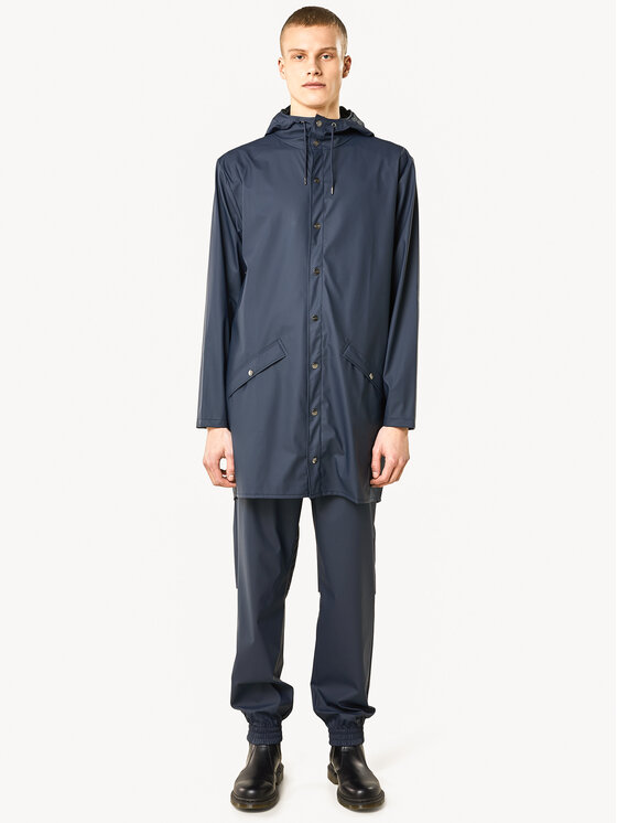 Rains Rains Nepremokavá bunda Unisex 1202 Tmavomodrá Regular Fit