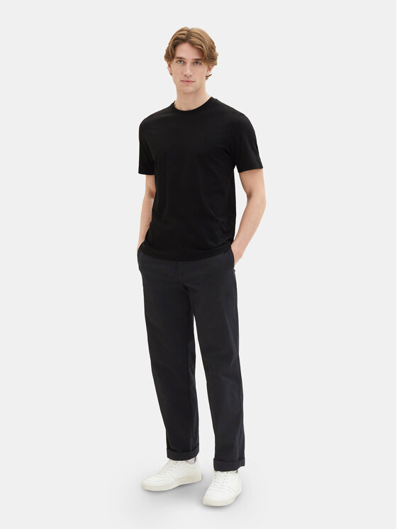 Tom Tailor Tom Tailor Komplekt kahest t-särgist 1037741 Must Regular Fit