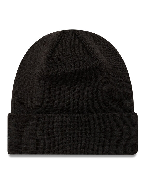 New Era New Era Σκούφος New York Yankees Metallic Badge Black Cuff Knit Beanie 60424815 Μαύρο