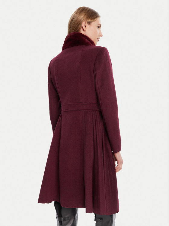 Rinascimento Rinascimento Übergangsmantel CFC0125794003 Dunkelrot Regular Fit