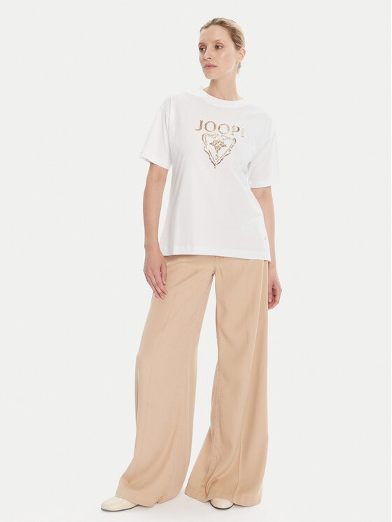 JOOP! JOOP! T-Shirt 58 253JE58Tomma 30047768 Biały Regular Fit