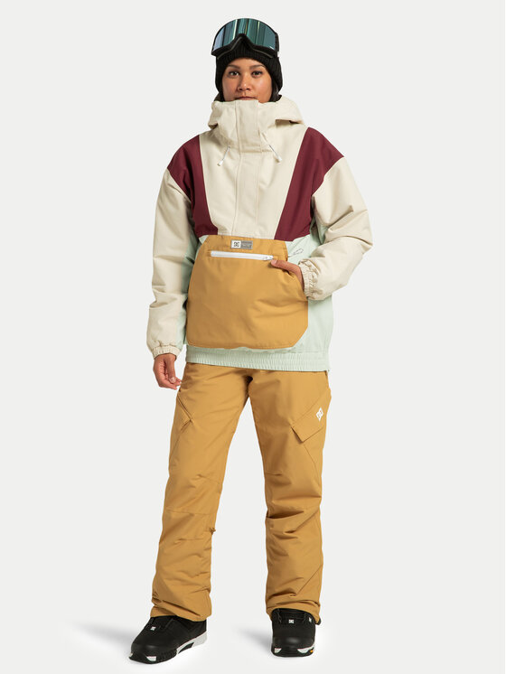 DC Shoes DC Shoes Kurtka anorak Chalet ADJTJ03053 Beżowy Regular Fit