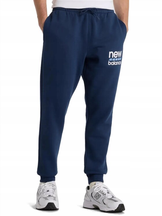 New Balance New Balance Spodnie dresowe MP51940NNY Niebieski Standard Fit