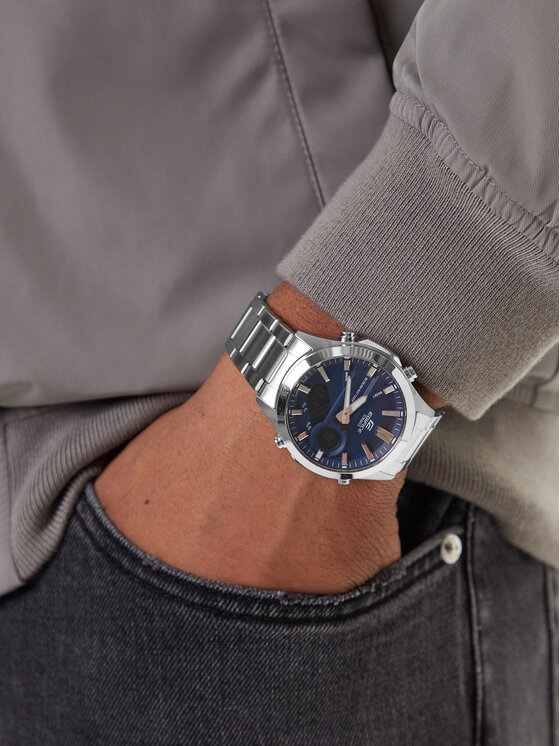 Casio Casio Zegarek EFV-C120D-2AEF Srebrny