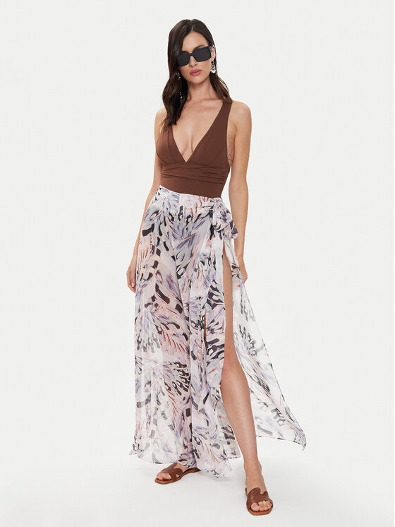 Ted Baker Ted Baker Hlače Belarh 275362 Šarena Wide Leg