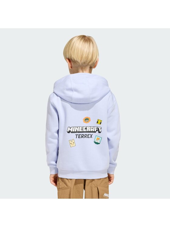 adidas adidas Bluza techniczna Minecraft Granatowy Regular Fit