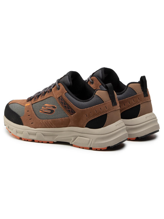 Skechers Skechers Трекінгові черевики Oak Canyon 51893/BRBK Коричневий