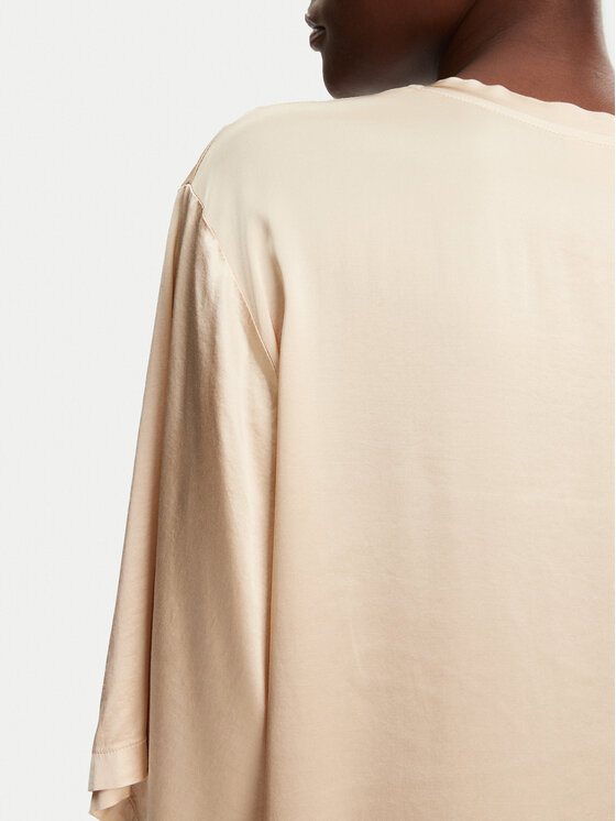 ViCOLO ViCOLO Bluzka TD0013 Beżowy Relaxed Fit