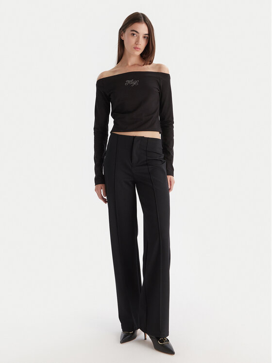 HUGO HUGO Bluza Dolder 50546931 Črna Slim Fit