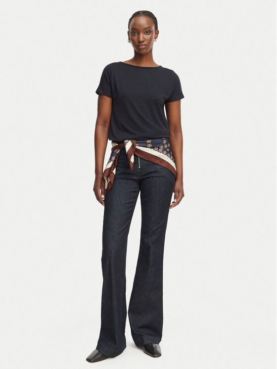 Marella Marella Blusa Accorta 2615971052 Blu scuro Regular Fit