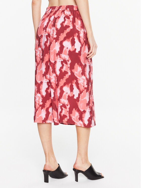 Moss Copenhagen Moss Copenhagen Spódnica midi Magnella 17254 Różowy Regular Fit