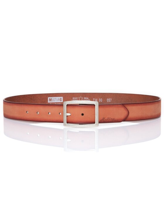 Mustang Mustang Pasek BELT Pomarańczowy