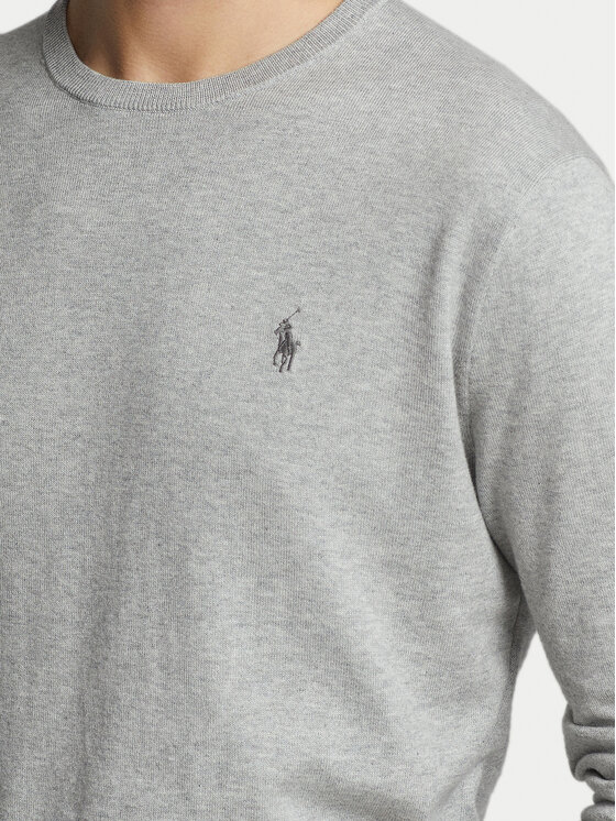 Polo Ralph Lauren Polo Ralph Lauren Pulover 710684957003 Gri Slim Fit