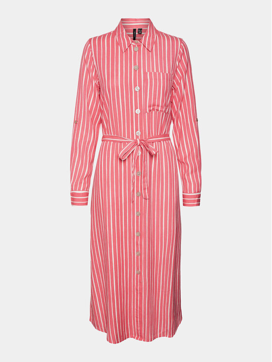 Vero Moda Vero Moda Haljina košulja Ilisa 10306597 Ružičasta Regular Fit