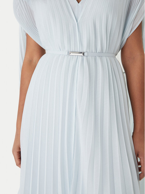 BOSS BOSS Cocktail obleka Doplisse 50558254 Svetlo modra Relaxed Fit