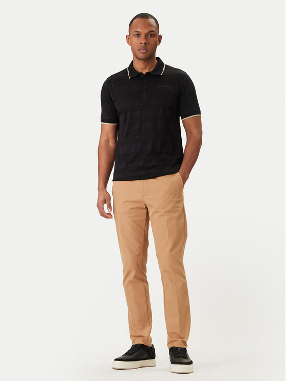 KARL LAGERFELD KARL LAGERFELD Tricou polo 745006 562201 Negru Regular Fit