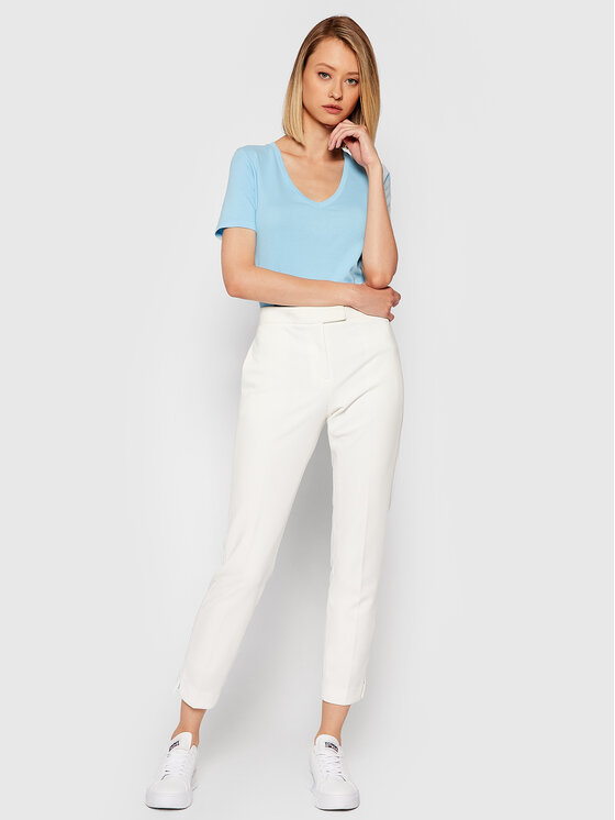 United Colors Of Benetton Kadın Açık Pembe 100 Pamuk Benetton Yazılı Basic T Shi