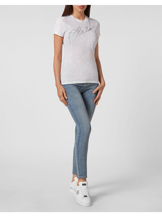 PHILIPP PLEIN PHILIPP PLEIN T-Shirt 1905 Bílá