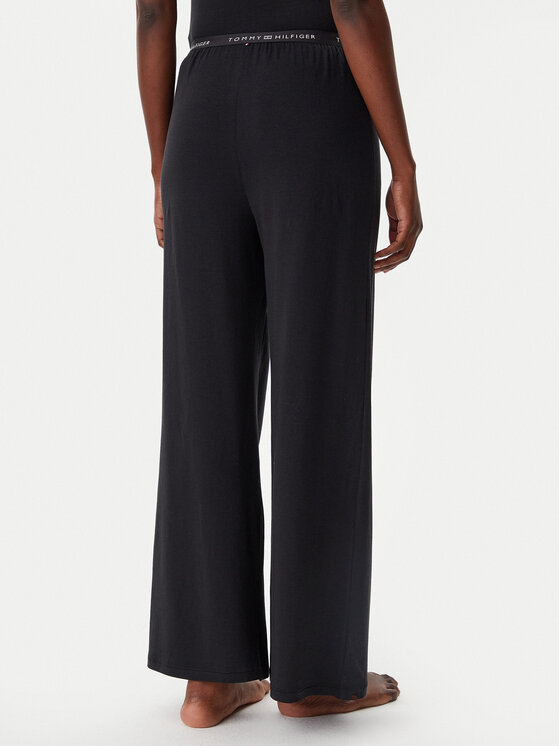 Tommy Hilfiger Tommy Hilfiger Pidžaamapüksid UW0UW05776 Must Relaxed Fit