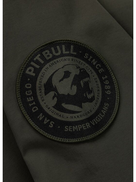 PITBULL PITBULL Kurtka przejściowa HOOPER Zielony Regular Fit
