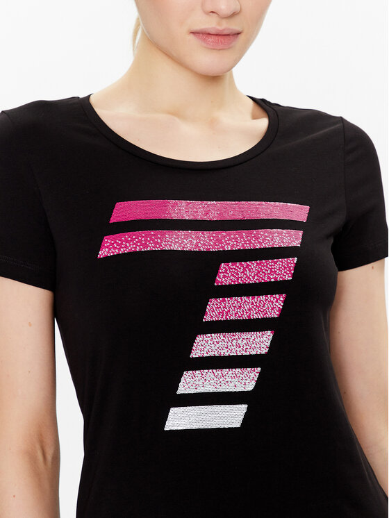 EA7 Emporio Armani T shirt 3RTT44 TJFKZ 1200 Noir Regular Fit