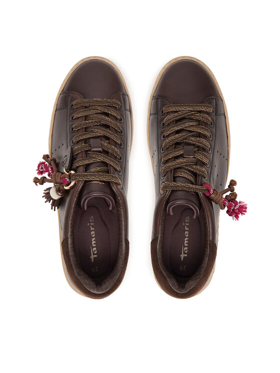 Tamaris Tamaris Sneakersy 1-23775-47 Tmavě hnědá