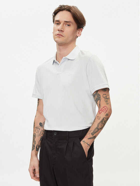 Pepe Jeans Polokošeľa New Oliver PM542099 Modrá Regular Fit