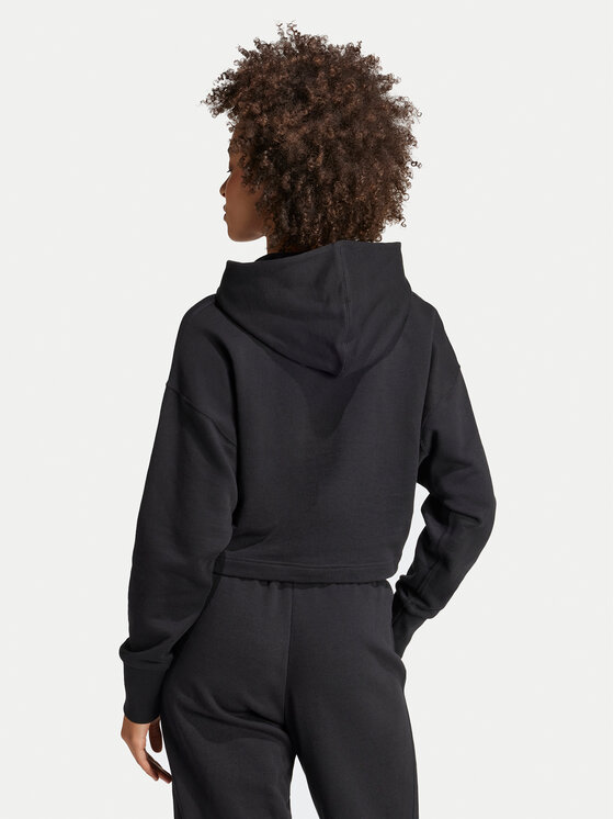 adidas adidas Μπλούζα ALL SZN French Terry 3-Stripes JI9104 Μαύρο Regular Fit