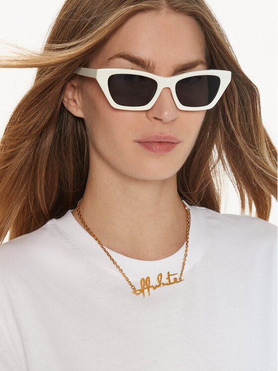 Off-White Off-White Naszyjnik OWOB026R21MET0017600 Złoty
