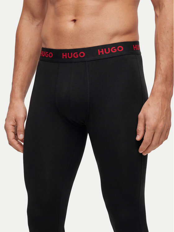 HUGO HUGO Aluspüksid 50570916 Must Slim Fit