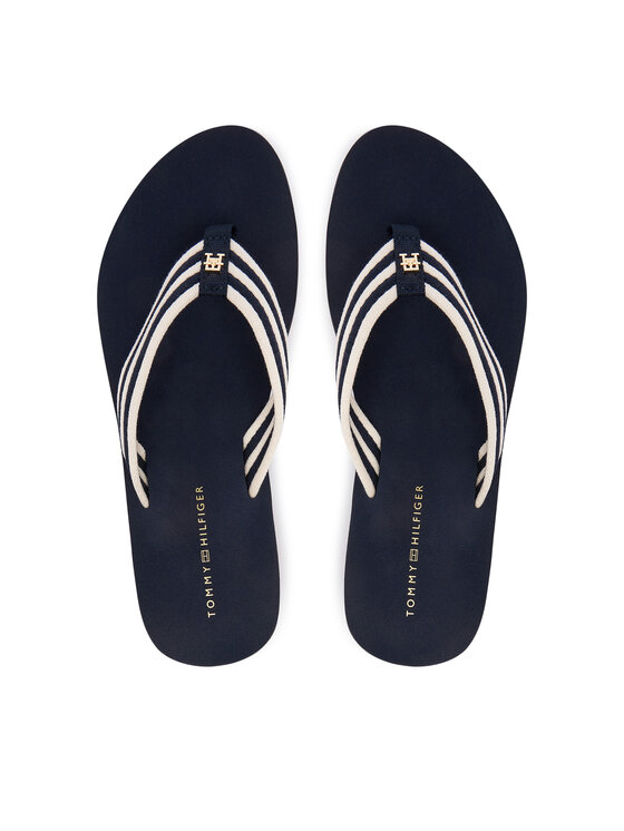 Tommy Hilfiger Tommy Hilfiger Čības uz pirksta FW0FW09196 Tumši zils