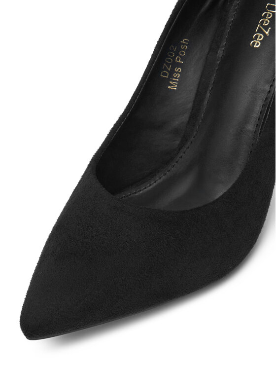 DeeZee DeeZee Pantofi cu toc subțire DZ002 Negru