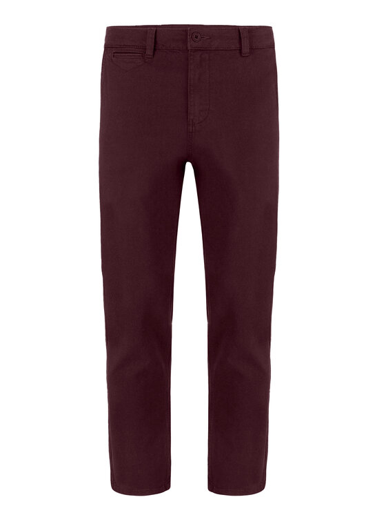 Volcano Volcano Chinosy R-PARKS Czerwony Regular Fit