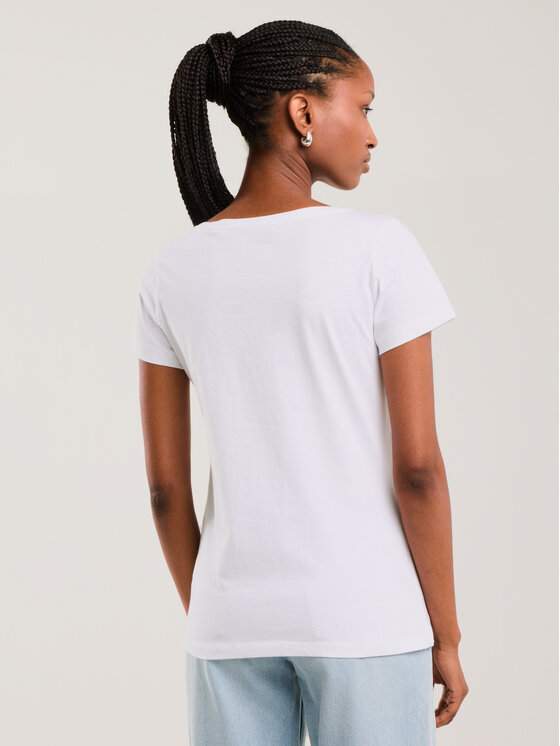 BIG STAR BIG STAR T-Shirt BRUNONA Biały Basic Fit