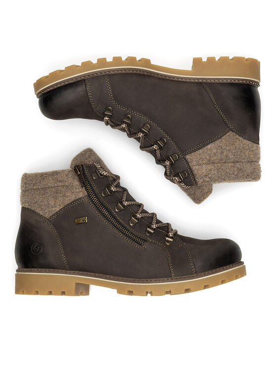 Remonte Remonte Schnürstiefeletten D7478-45 Grau