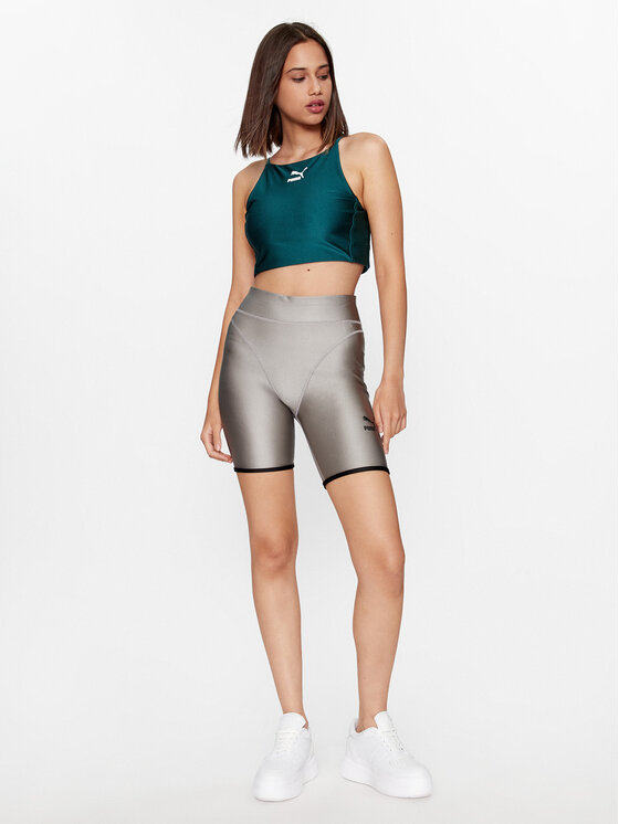 Puma Puma Pantaloni scurți ciclism Dare To 621431 Gri Slim Fit