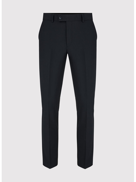 Pako Lorente Pako Lorente Spodnie garniturowe P22WF-6G-039 Czarny Slim Fit