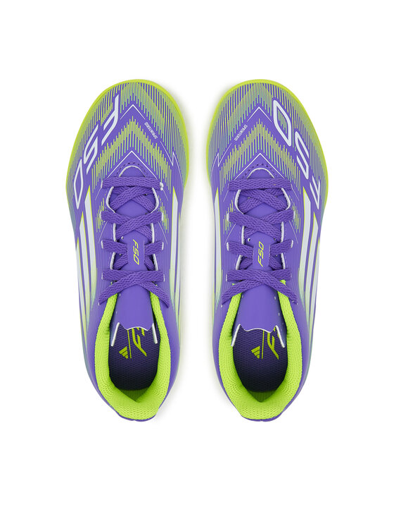 adidas adidas Buty do piłki nożnej F50 Club Turf Boots Kids JI0039 Fioletowy