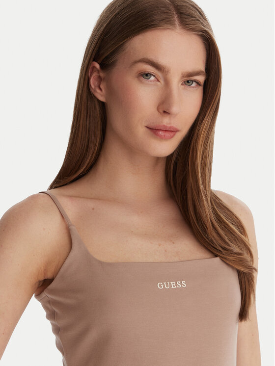 Guess Guess Топ V6GP18 K3470 Бежевий Regular Fit