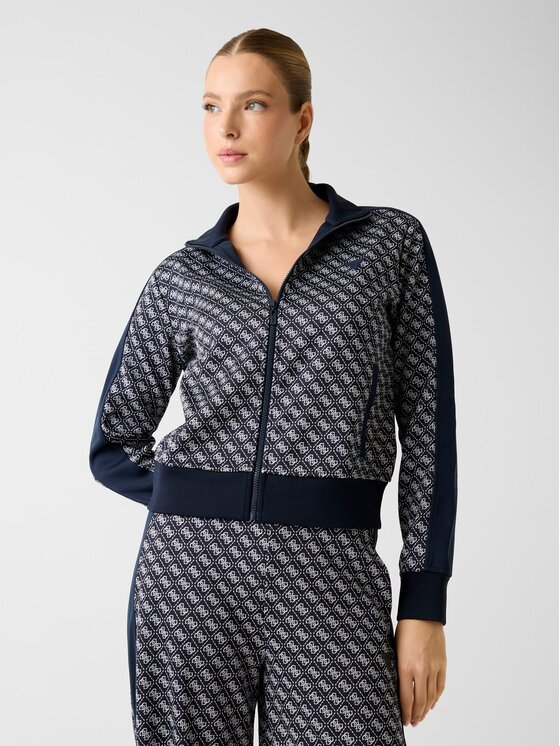 Guess Guess Džemperis V6RQ08 K2042 Tamsiai mėlyna Regular Fit