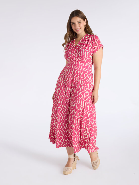 Fiorella Rubino Fiorella Rubino Sukienka wieczorowa 7009L001176N0S9 Różowy A-Line Fit