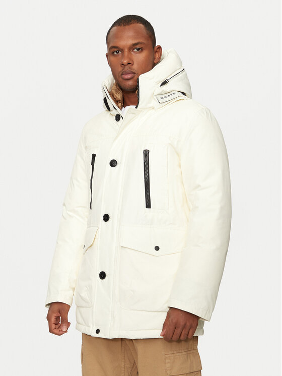 Woolrich Woolrich Hanorac Arctic CFWOOU0866MRUT0001 Écru Regular Fit