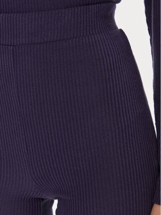 Triumph Triumph Spodnji del pižame Thermal MyWear Skinny Leg Trousers 10216565 Mornarsko modra Skinny Fit