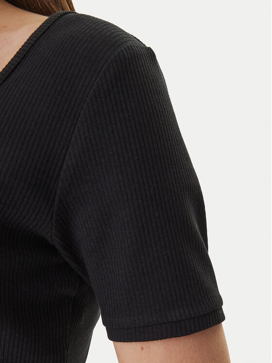 Guess Guess Тишърт V6GP04 K2969 Черен Slim Fit