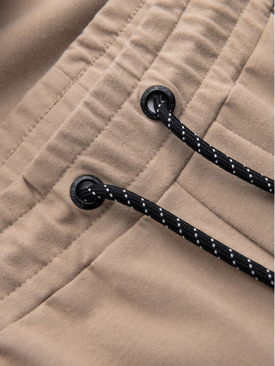 Ombre Ombre Spodnie dresowe OM-PASK-0167 Brązowy Regular Fit